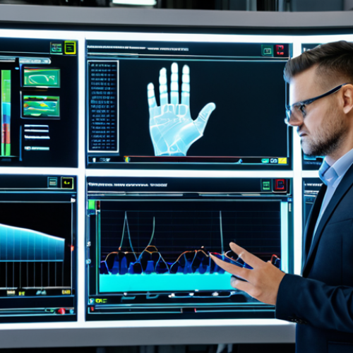 AI-Powered Predictive Maintenance**

"A futuristic factory setting showcasing a holographic display overlayed on complex machinery, highlighting real-time sensor data and predictive maintenance analytics. An engineer in appropriate attire is observing the display with a focused expression. The scene should convey innovation, data-driven decision-making, and advanced technology preventing equipment failures. safe for work, appropriate content, fully clothed, professional, perfect anatomy, natural proportions, high quality, well-formed hands, proper finger count, natural body proportions, IoT sensors, data visualization."

**